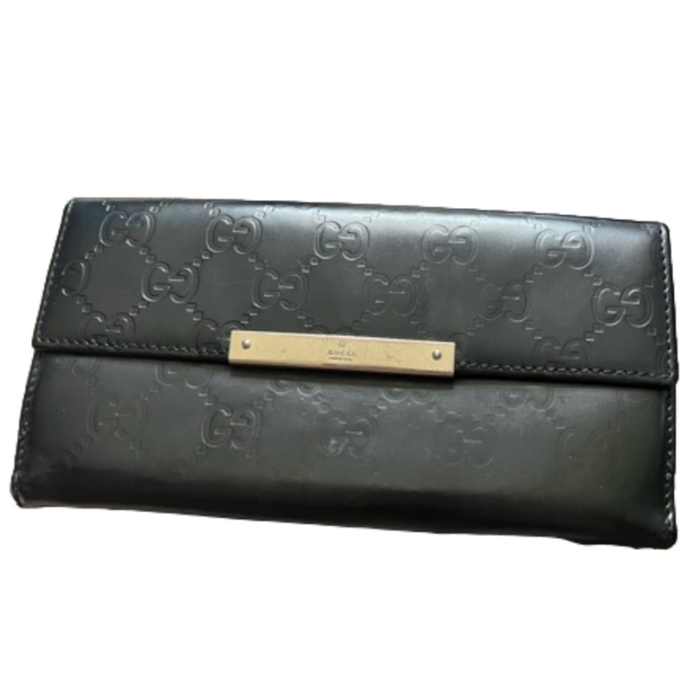 Gucci Black Long Bifold Wallet - Picture 3 of 14
